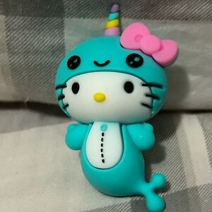 Cute Narwhal Hello Kitty Figurine